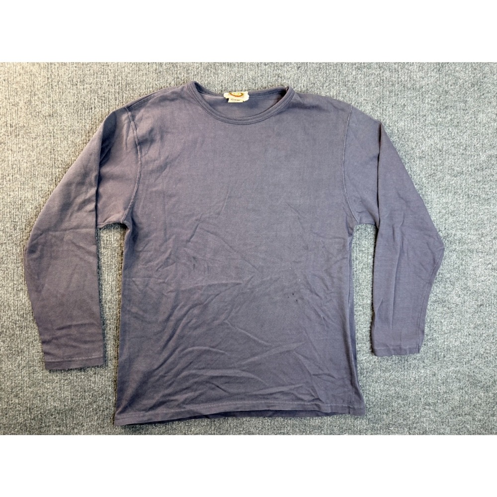 Vintage Banana Republic Shirt Mens Large Blue Cotton Long Sleeve USA Made 90s L